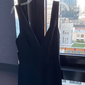 Long black evening dress
